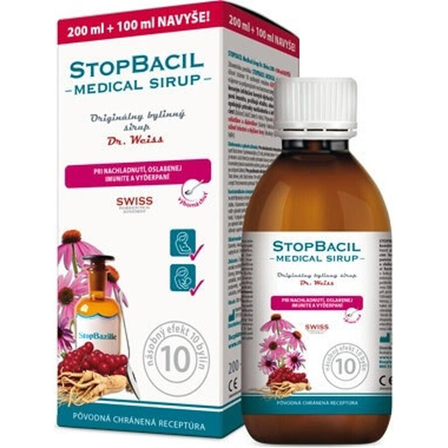 STOPBACIL Medizinischer Hustensaft Dr. Weiss 1×150 ml, Hustensaft