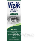 VIZIK OPH GTT FOR ALLERGIES 1×10ml, colirio para la alergia