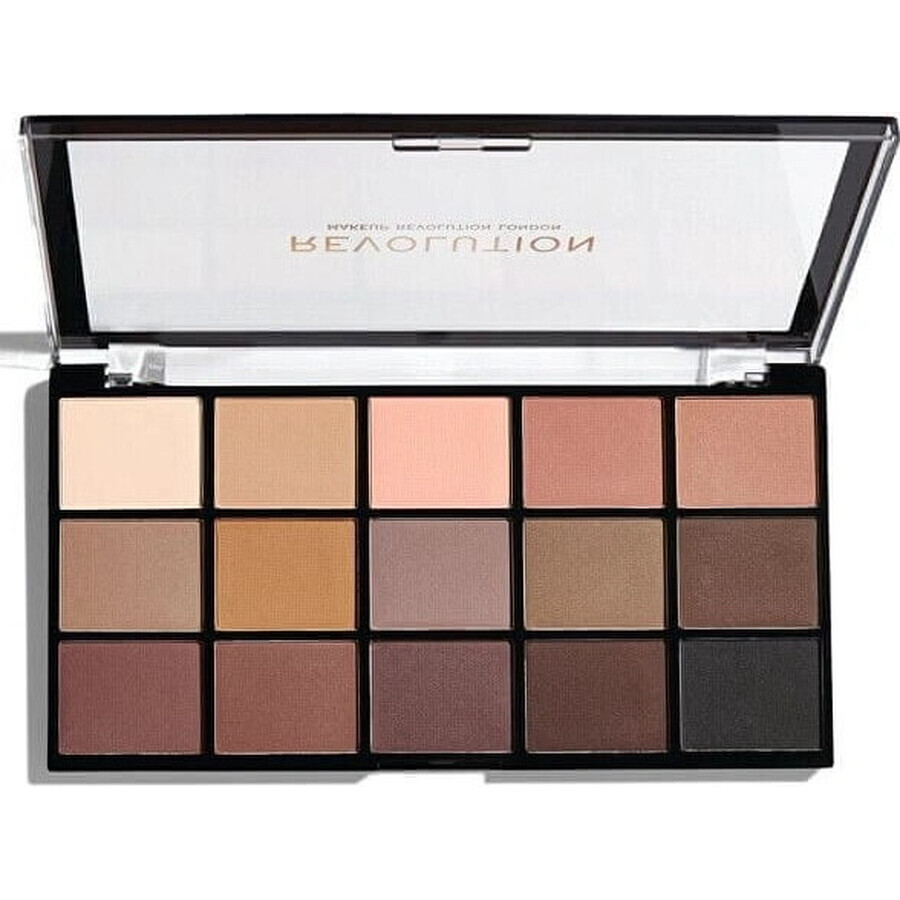 Revolution, Re-Loaded Basic Mattes, palette di ombretti 1×16,50 g, palette di ombretti