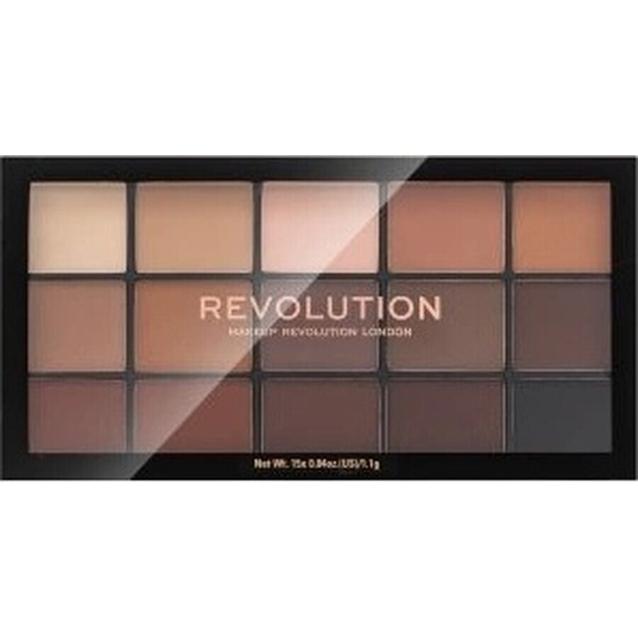 Revolution, Re-Loaded Basic Mattes, palette di ombretti 1×16,50 g, palette di ombretti