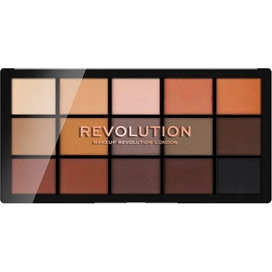 Revolution, Re-Loaded Basic Mattes, palette di ombretti 1×16,50 g, palette di ombretti