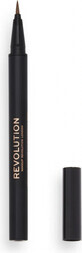 Revolution Hair Stroke Brow Pen Medium Brown 1&#215;0,50 ml, matita per sopracciglia