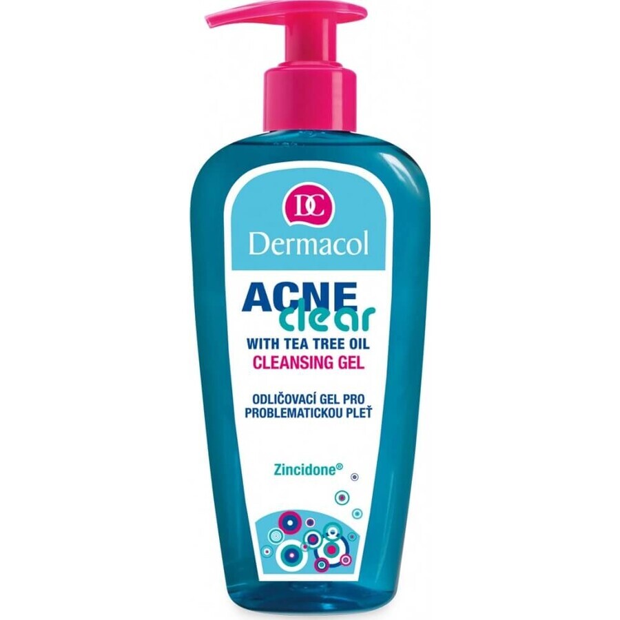 DERMACOL ACNECLEAR gel limpiador 1×200 ml, gel limpiador