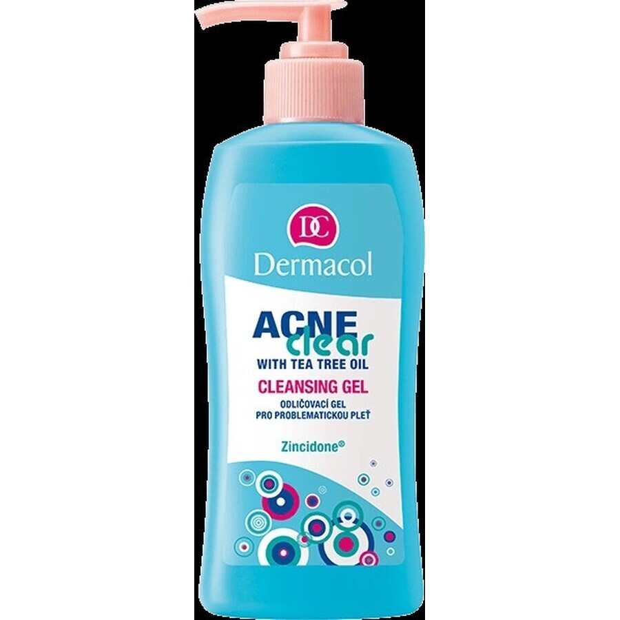 DERMACOL ACNECLEAR gel limpiador 1×200 ml, gel limpiador