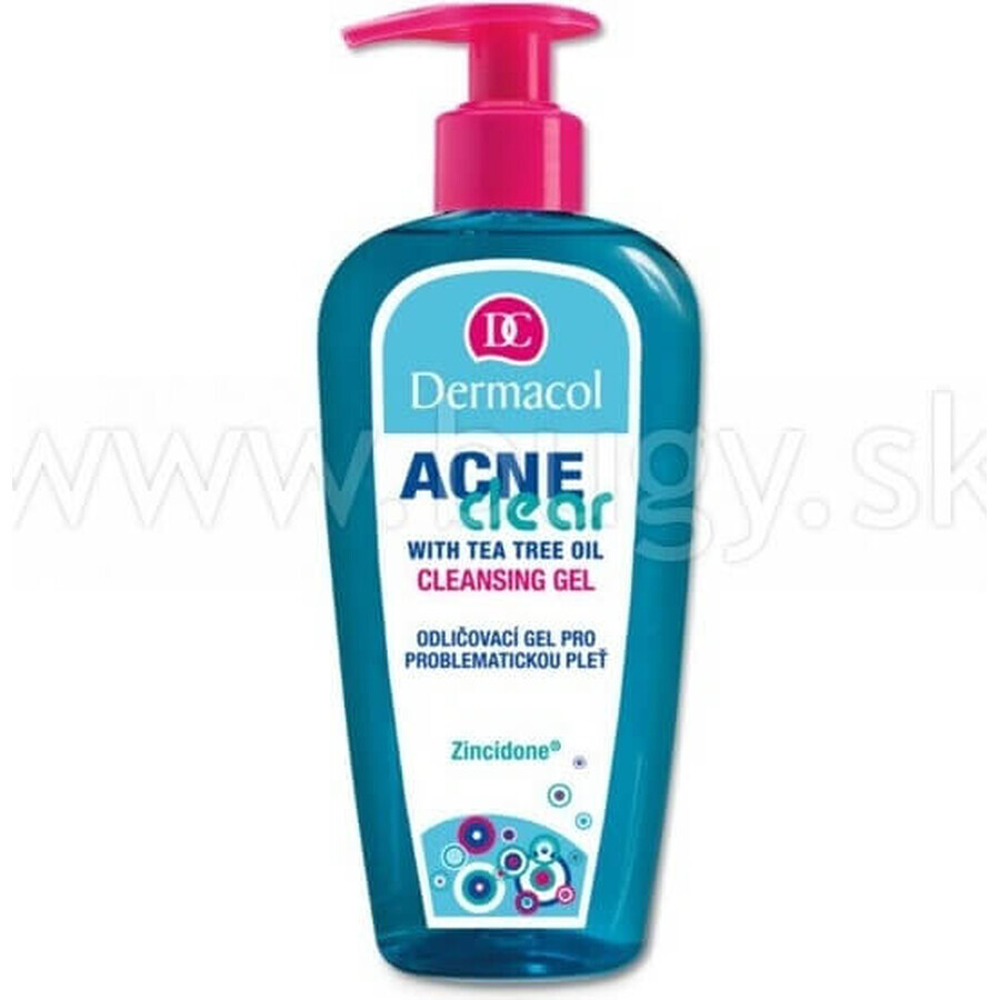 DERMACOL ACNECLEAR gel limpiador 1×200 ml, gel limpiador