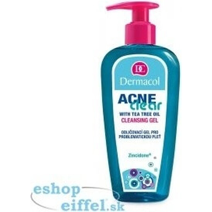 DERMACOL ACNECLEAR gel limpiador 1×200 ml, gel limpiador