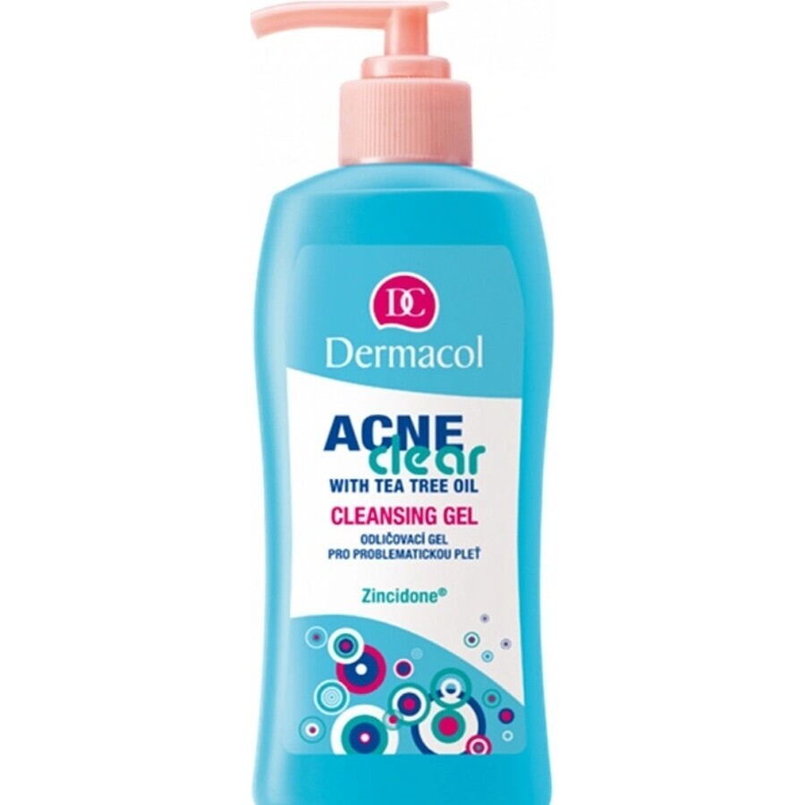 DERMACOL ACNECLEAR gel limpiador 1×200 ml, gel limpiador