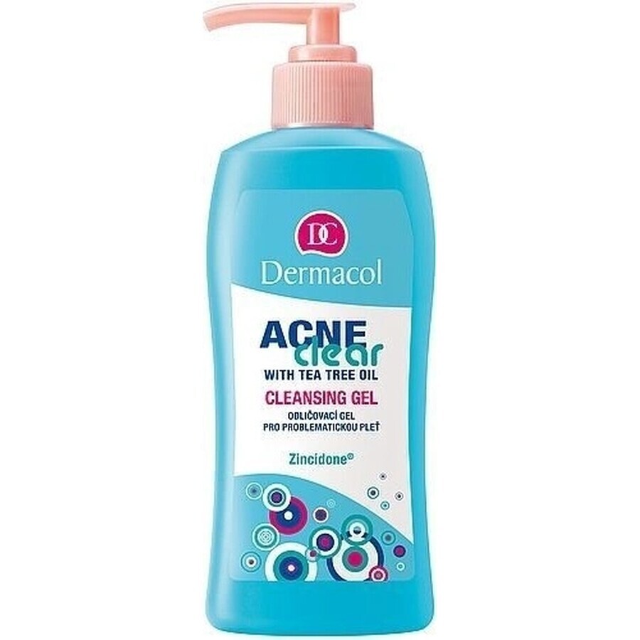 DERMACOL ACNECLEAR gel limpiador 1×200 ml, gel limpiador