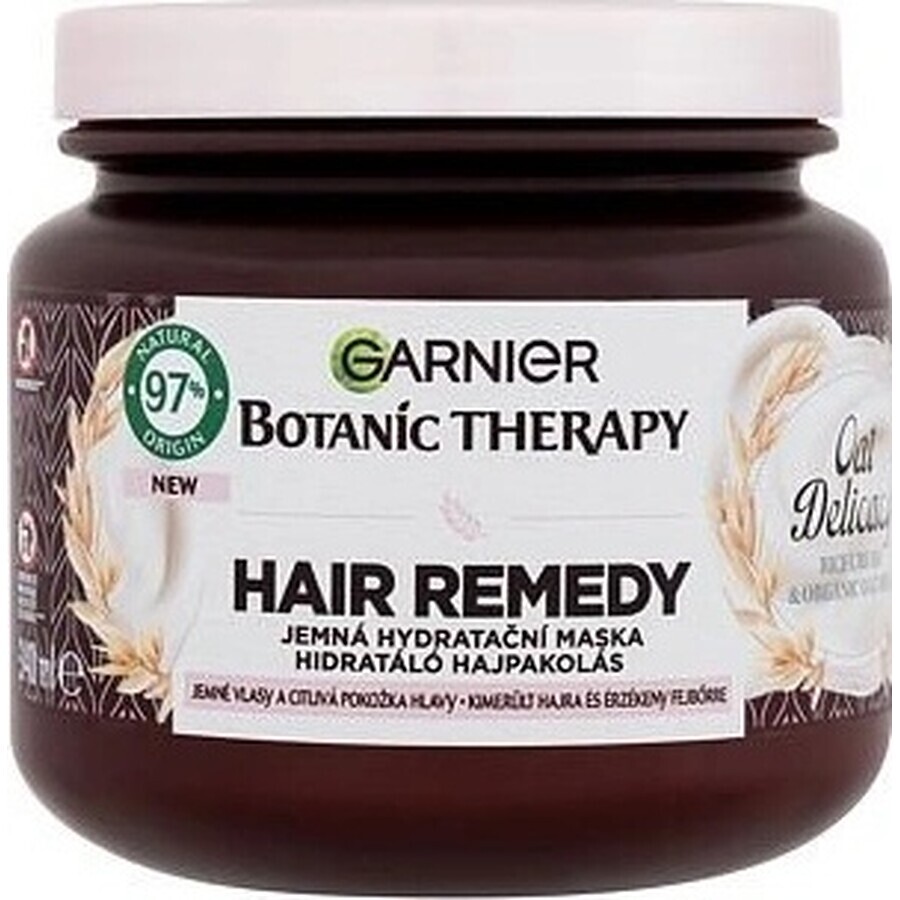 Garnier Botanic Therapy Hair Remedy Oat Delicacy Gentle Hydraterend Haarmasker 1×340 ml, haarmasker 340 ml