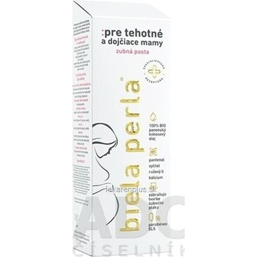 White pearl - para embarazadas y madres lactantes, pasta dentífrica 1×75 ml, pasta dentífrica