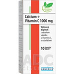 GENERICA Calcio + Vitamina C 1000 mg 1×10 tbl, complemento alimenticio