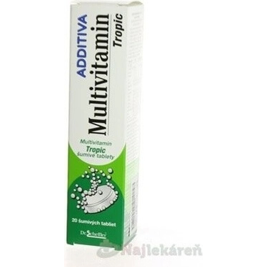 ADDITIVA MULTIVITAMIN Tropic 1×20 tbl, Multivitamin