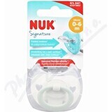 NUK Signature pacifier 0-6 m. CUTIE 1×1 pcs, pacifier