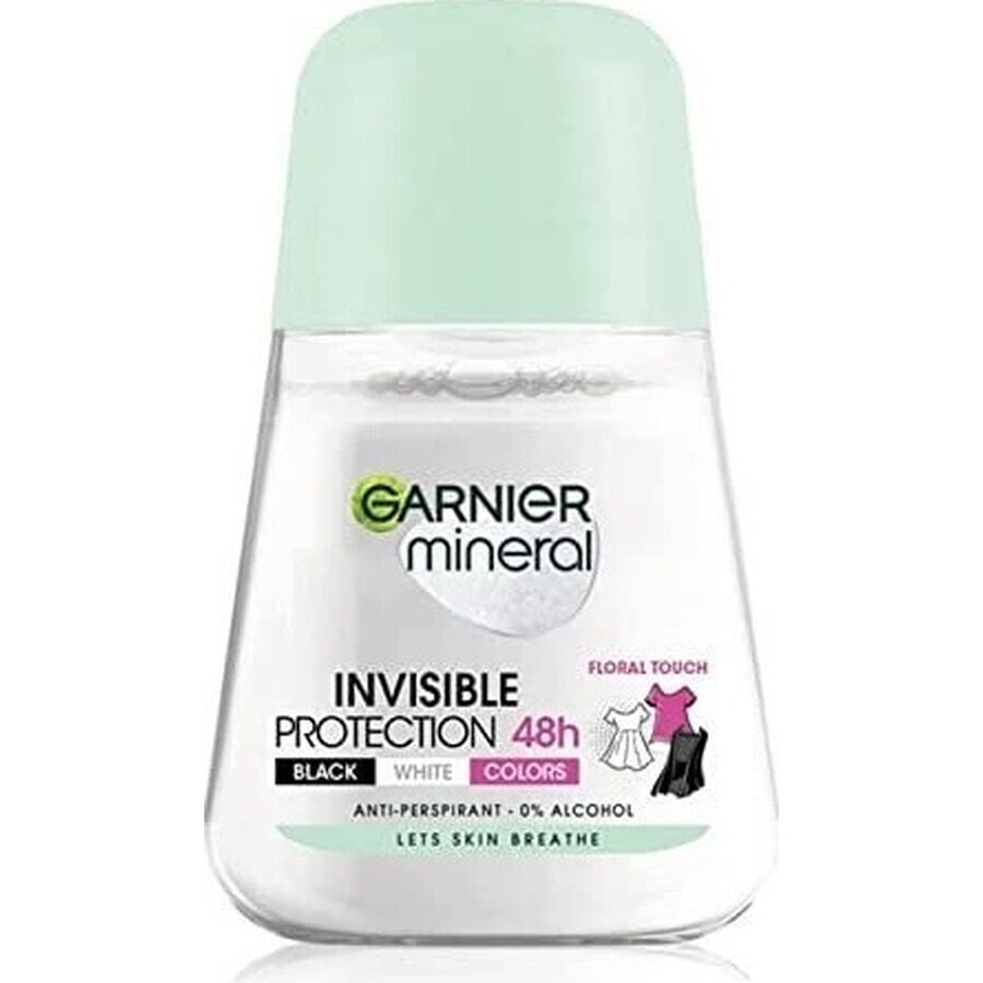 Garnier Invisible 48h 1×50 ml, anti-transpirant parel tegen vlekken