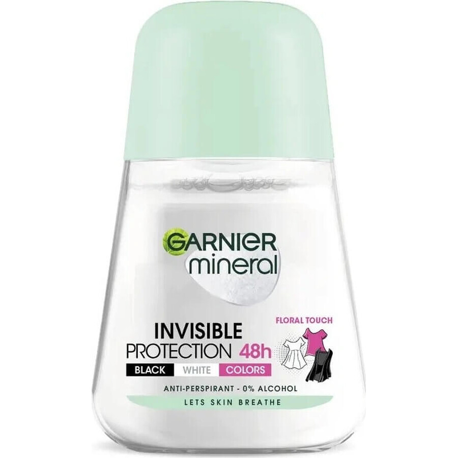 Garnier Invisible 48h 1×50 ml, anti-transpirant parel tegen vlekken