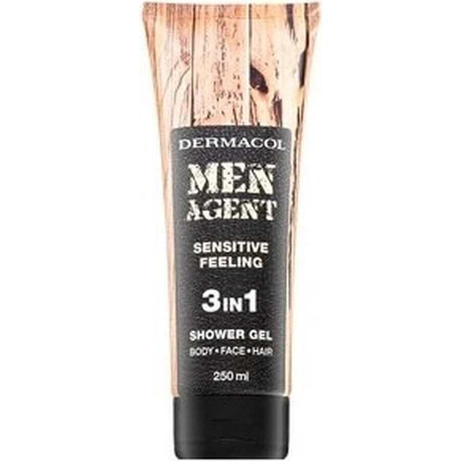 Men Agent SG 3in1 Sensitive feeling 1×250 ml, gel doccia per uomo