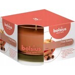 Bolsius Aromatic 2.0 Apple Cinammon Scented Glass Candle 1×1 pc, size 90 x 63 mm