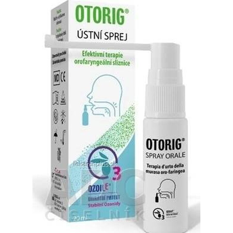 Ozonide OTORIG orale spray 1×20 ml, orale spray