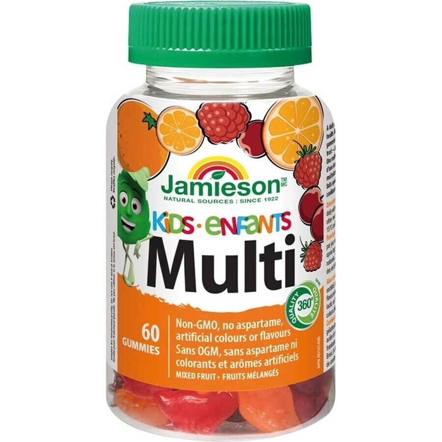 JAMIESON Multi kids GUMMIES 1×60 pz, multivitamine