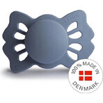 FRIGG Lucky Symmetrical Symmetrical Silicone Soother Slate, +6m 1×1 pcs, silicone soother