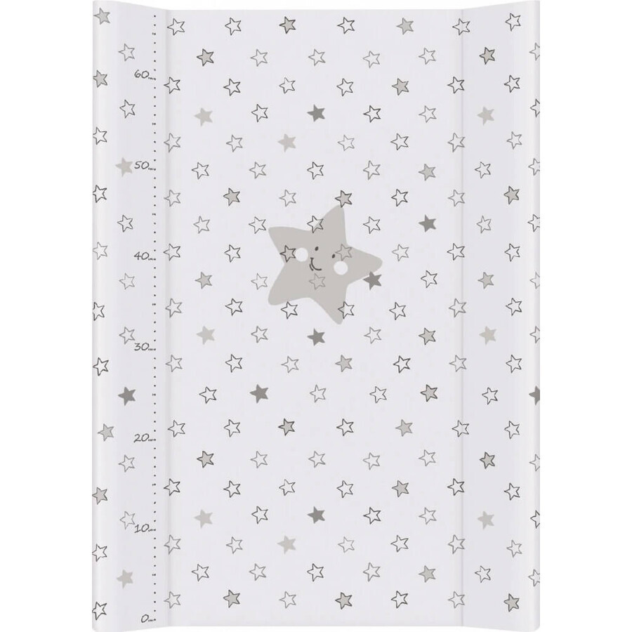 CEBA 2-sided replacement mat with solid board (50x70) Comfort Stars gray 1×1 piece