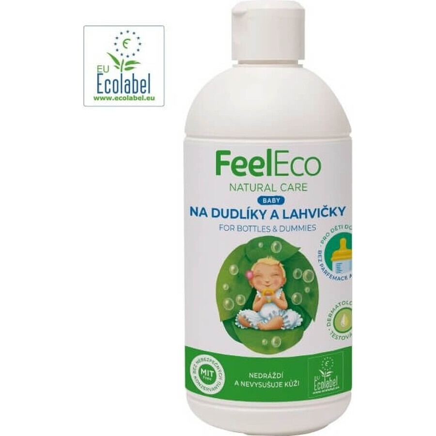 Feel Eco Pour sucettes et biberons 1×500 ml, détergent pour bébés