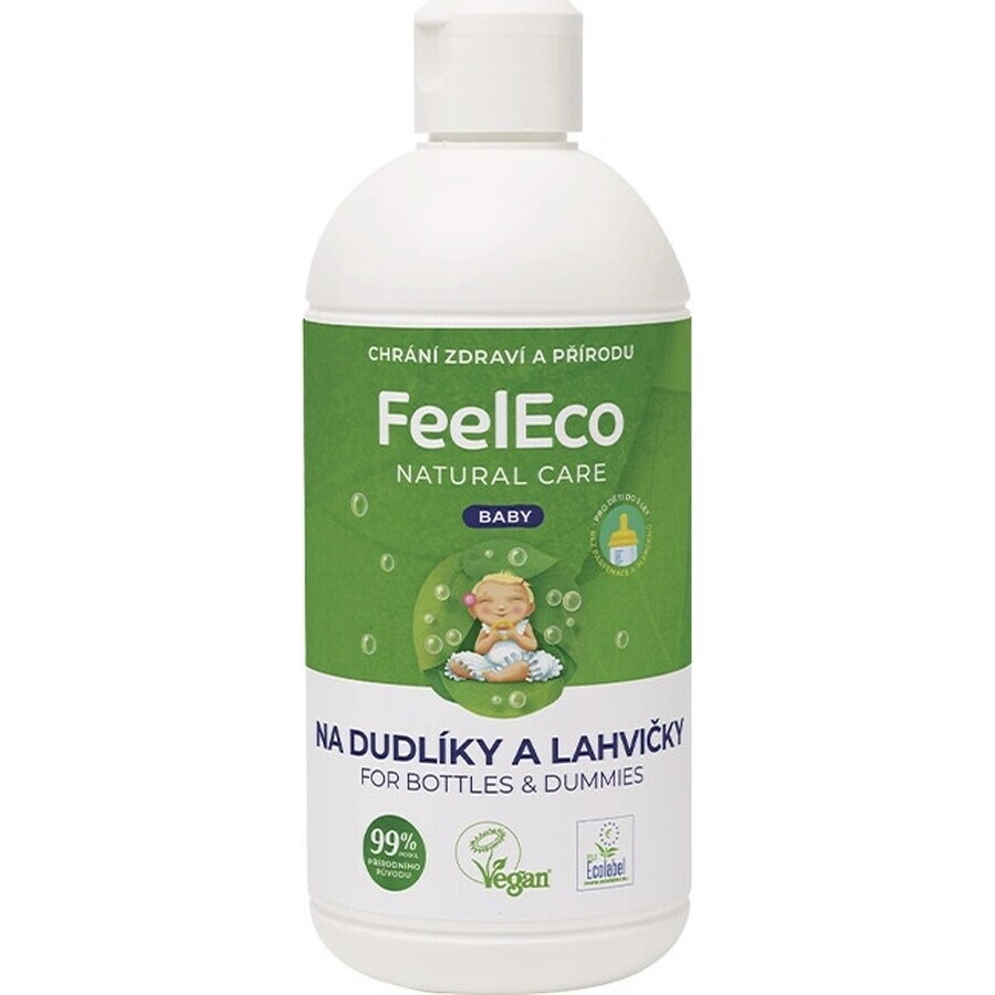 Feel Eco Pour sucettes et biberons 1×500 ml, détergent pour bébés