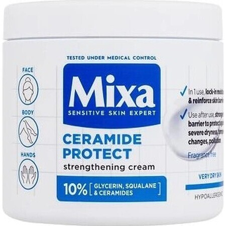 Mixa cuidado corporal reafirmante para pieles muy secas 1×400 ml, crema corporal