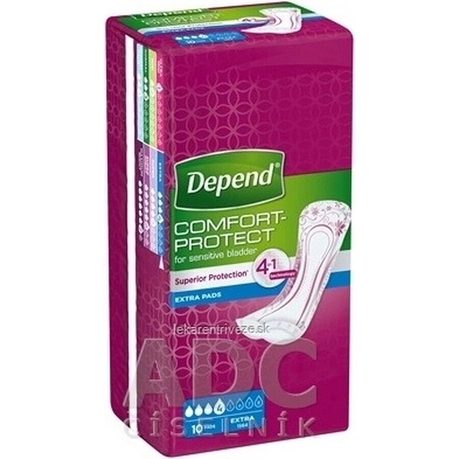 DEPEND EXTRA 1×10 unidades, absorbentes para incontinencia