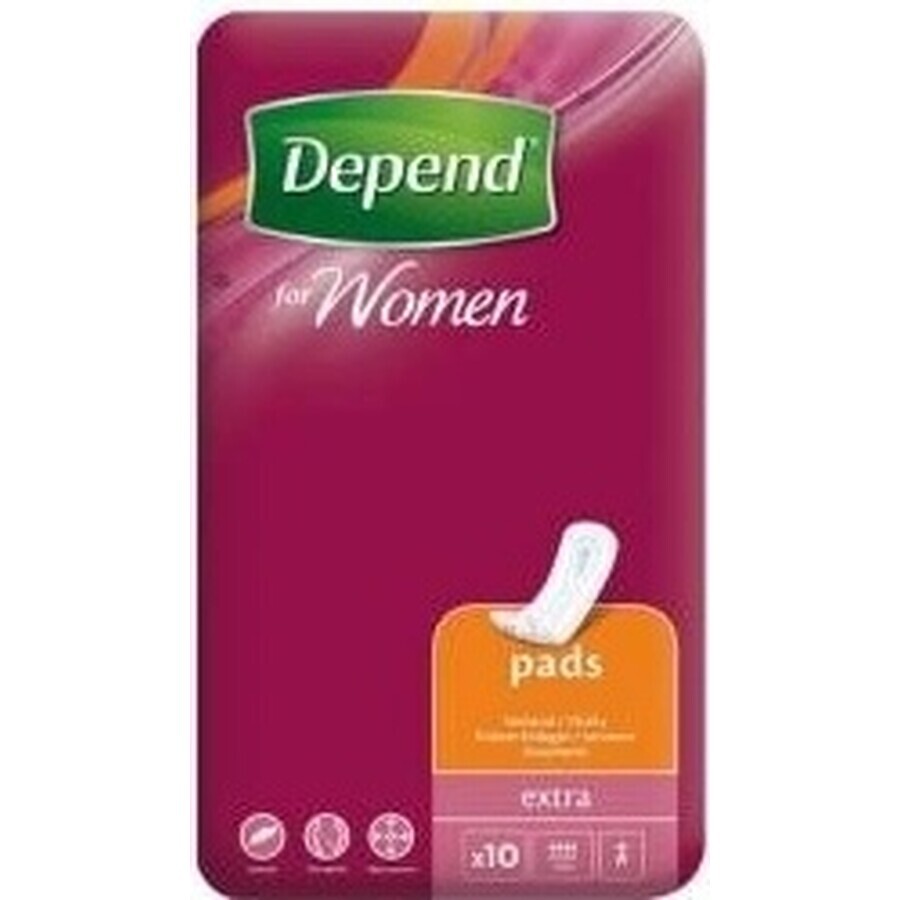 DEPEND EXTRA 1×10 unidades, absorbentes para incontinencia