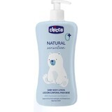 CHICCO Natural Sensation leche corporal con manteca de karité y vitamina E 500ml, 0m+ 1×500ml, leche corporal para niños