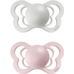 BIBS Couture vanille/olive 1×2 silicone orthodontique BIBS Couture sucettes en silicone - taille 1