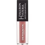 Dermacol Hyaluron Barra de labios líquida mate Hysteria nº 02 1×4,5 ml, Barra de labios líquida mate