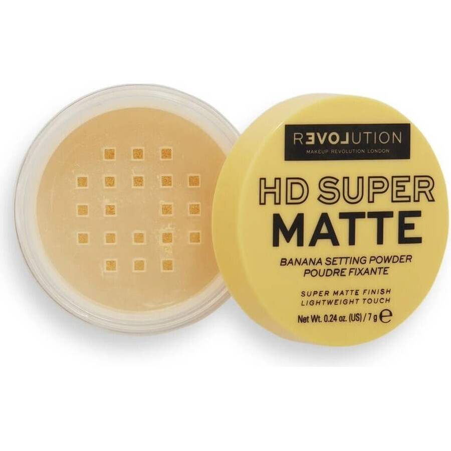 Revolution Relove, HD Super Matte Banana Puder 1×7 g, Puder