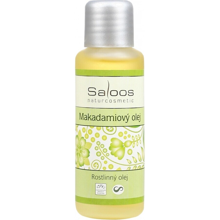 Saloos Macadamia vegetable oil 1×50 ml, skin oil