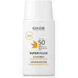 BABÉ SUPER FLUIDO OIL FREE SPF50 1x50ml, fluido matificante con SPF