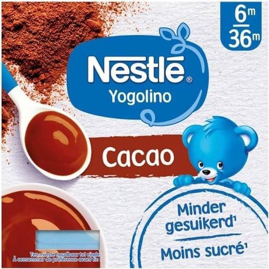 Nestlé YOGOLINO Cacao 4×100 g, dessert with milk