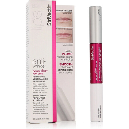 StriVectin Double Fix For Lips Lip Plumping and Wrinkle Smoothing Serum 1×10 ml, Suero para labios