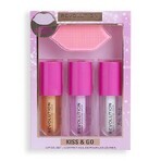 Revolution, Kiss & Go Glaze Lip Care Geschenkset 1×1 set, geschenkset