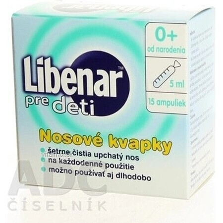 Libenar Soluție salină multifuncțională 15×5 ml, soluție izotonică