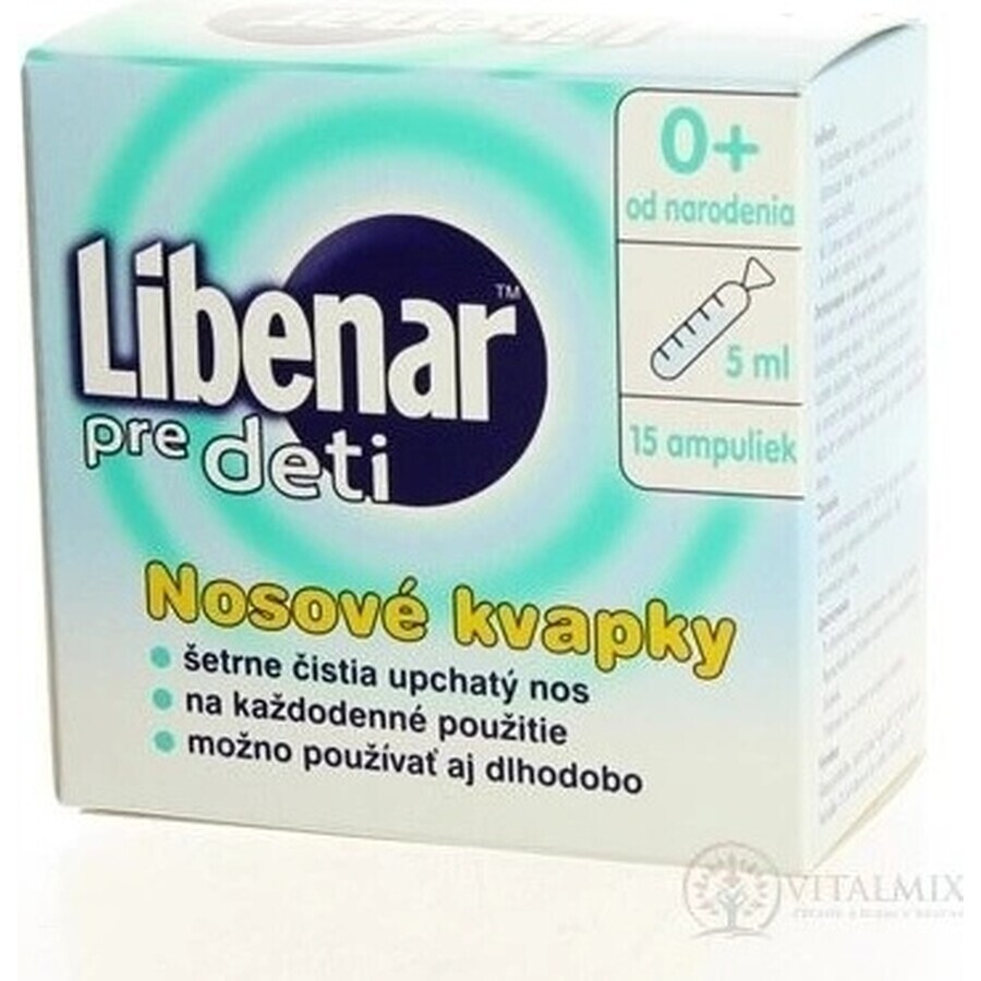 Libenar Soluție salină multifuncțională 15×5 ml, soluție izotonică