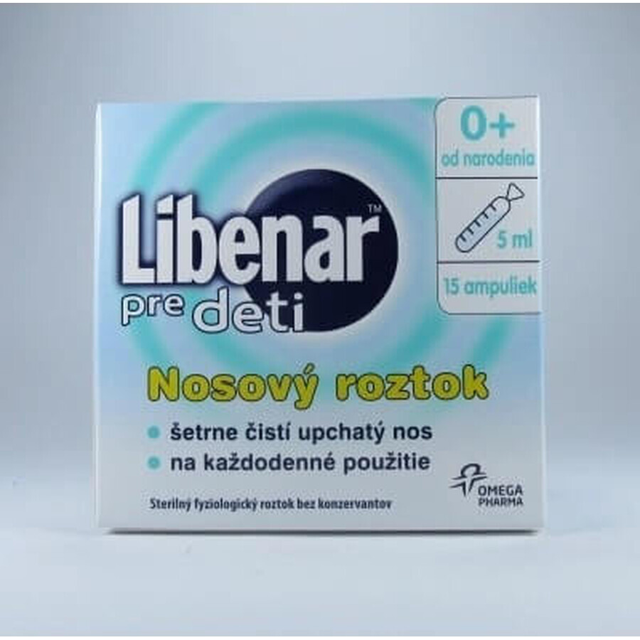 Libenar Soluție salină multifuncțională 15×5 ml, soluție izotonică