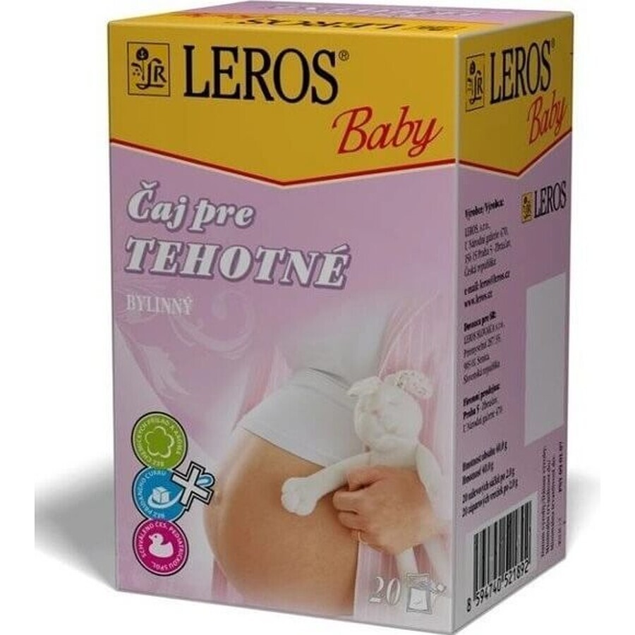 LEROS TEA FOR PREGNANT MOMS 20×2 g, ceai de plante pentru mamele însărcinate