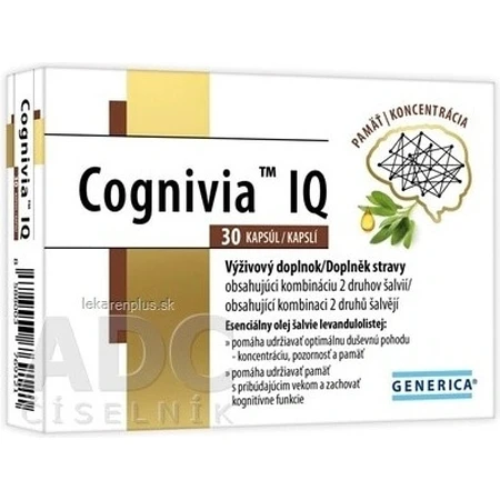 GENERICA Cognivia IQ 1×30 cps, food supplement
