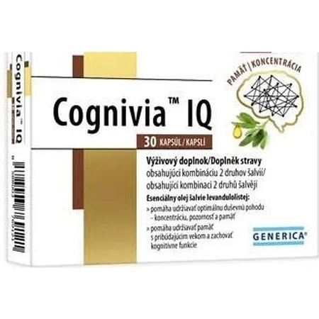 GENERICA Cognivia IQ 1×30 cps, food supplement