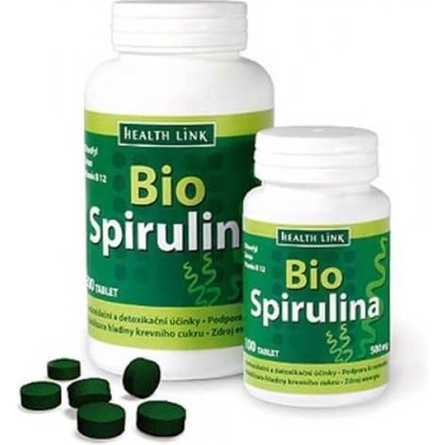 Health Link ESPIRULINA BIO 1×300 tbl, espirulina