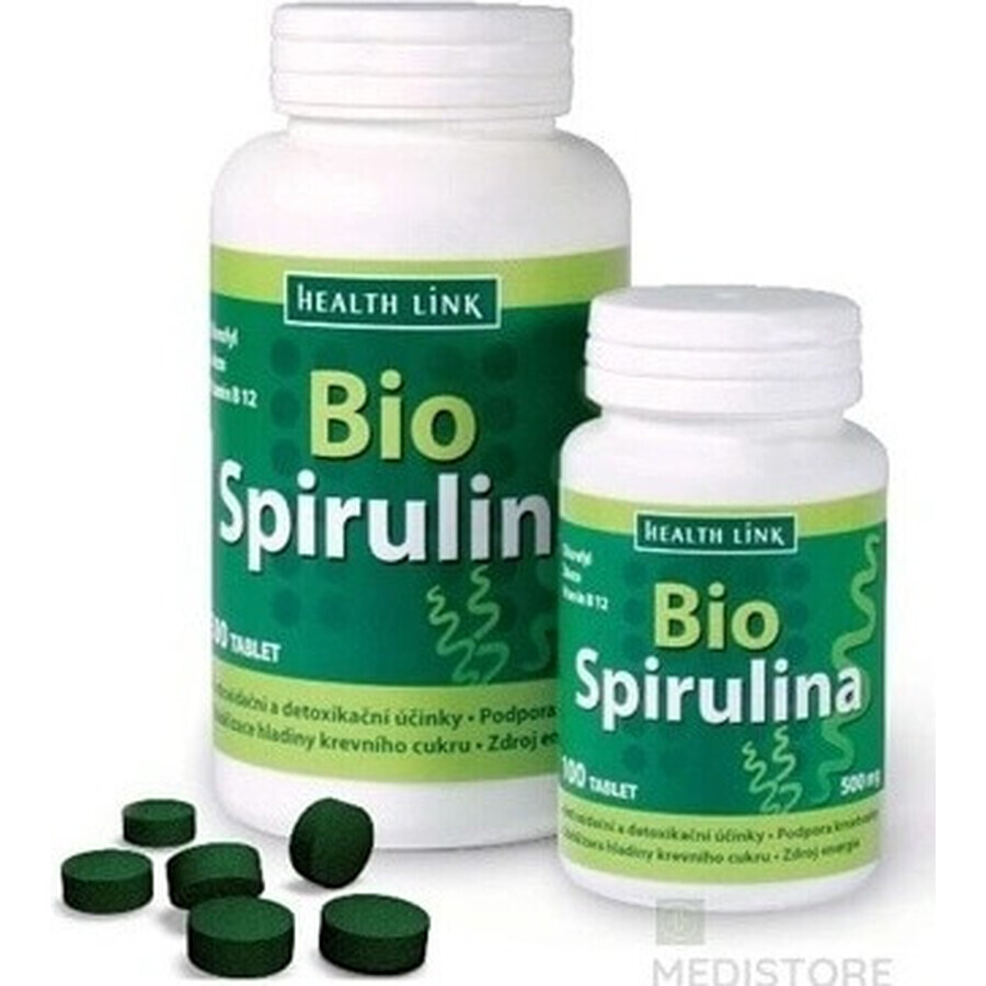 Health Link ESPIRULINA BIO 1×300 tbl, espirulina