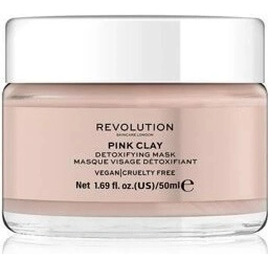 Revolution Skincare Mască facială de detoxifiere cu argilă roz 1×1 buc