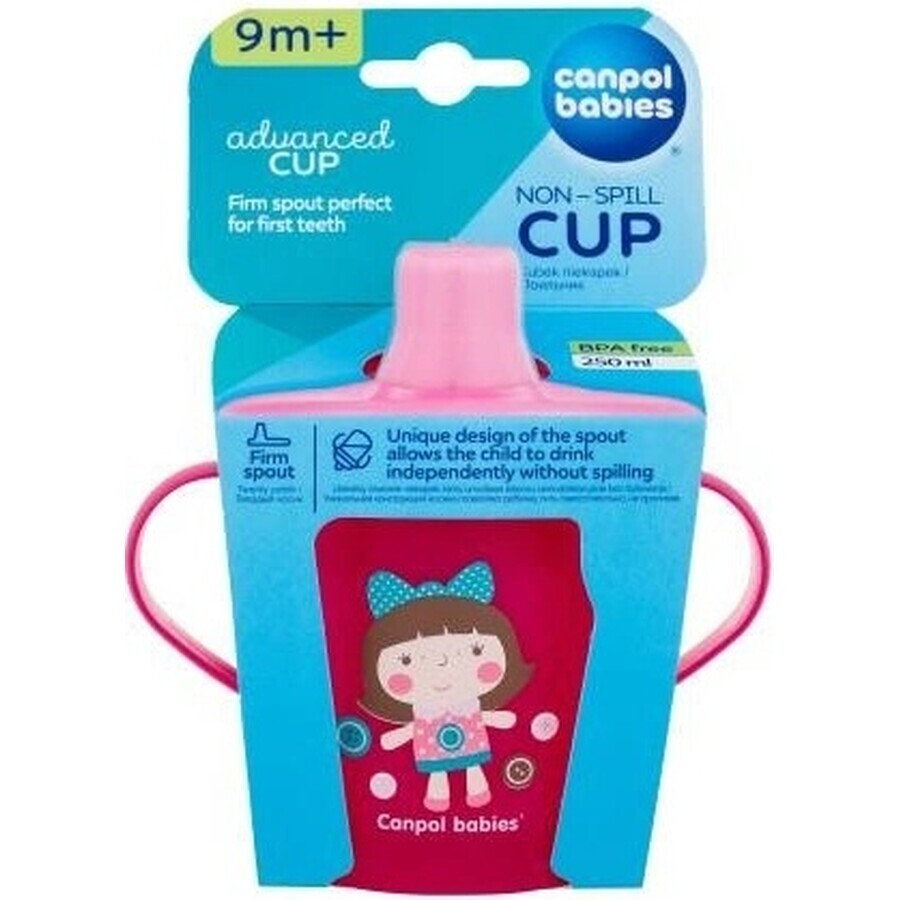 Canpol Babies Jouets qui ne fuient pas 250 ml 1×1 pc, gobelet