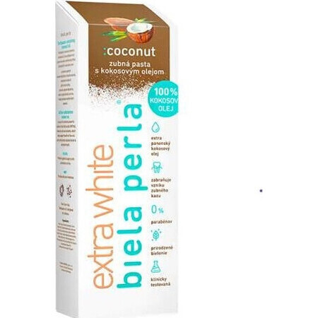 White pearl - coco, pasta dentífrica 1×75 ml, pasta dentífrica